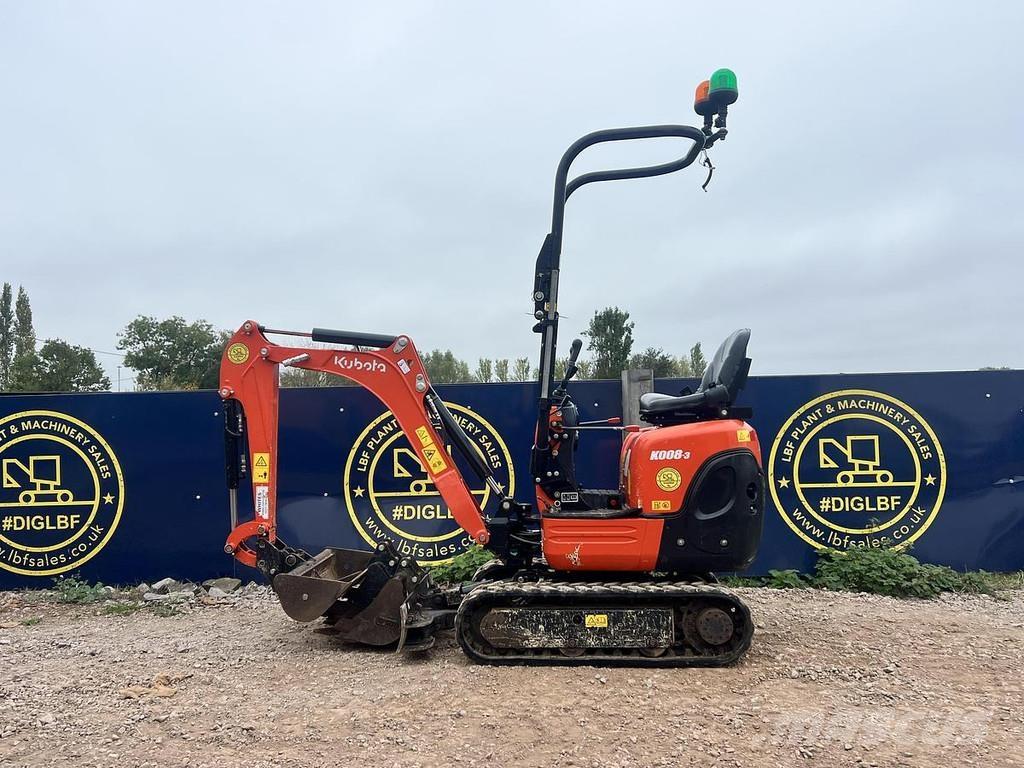 Kubota K008-3 Specialūs ekskavatoriai