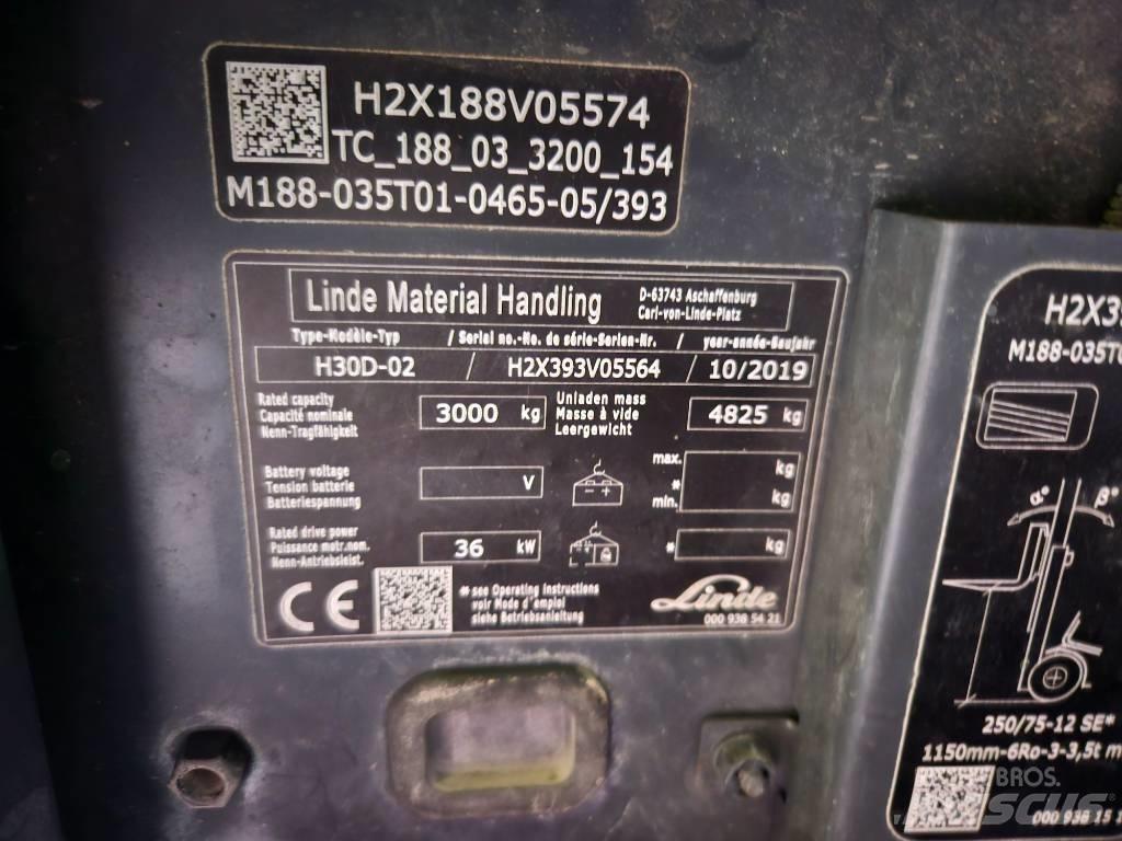 Linde H30D Dyzeliniai krautuvai