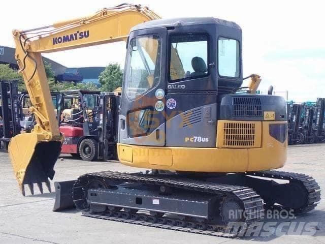 Komatsu PC 78 US Vidutinės galios ekskavatoriai 7-12 t