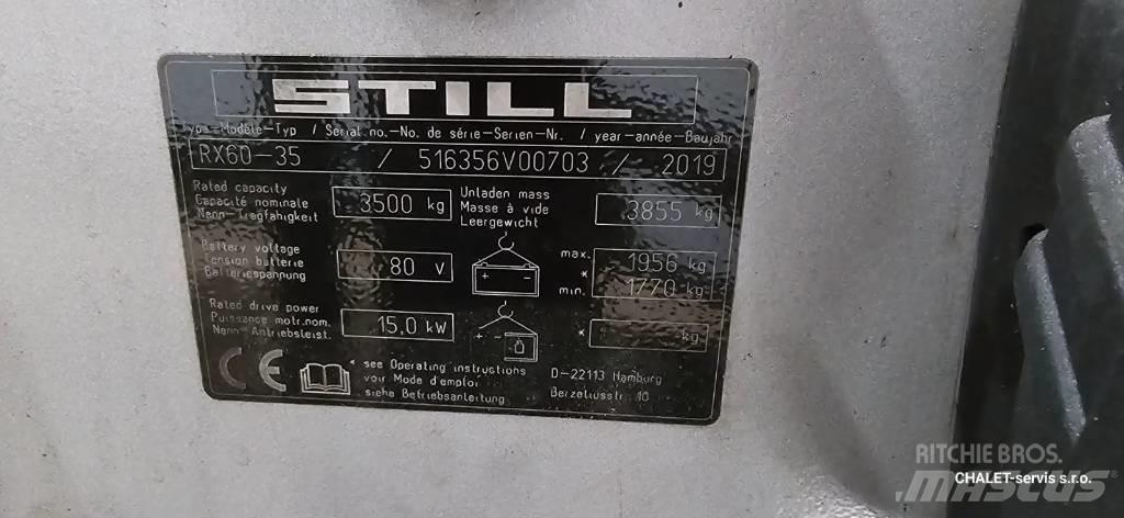 Still RX 60-35 Elektriniai šakiniai krautuvai