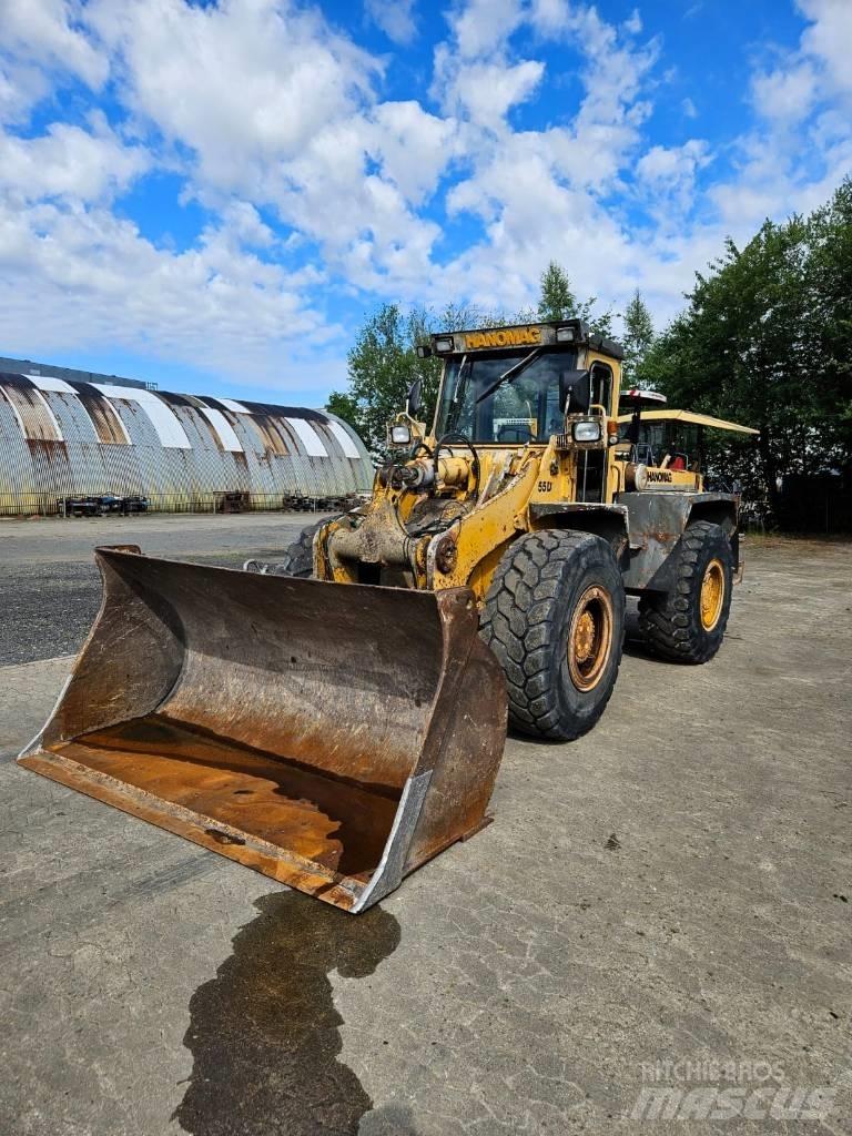 Hanomag 55 D Naudoti ratiniai krautuvai