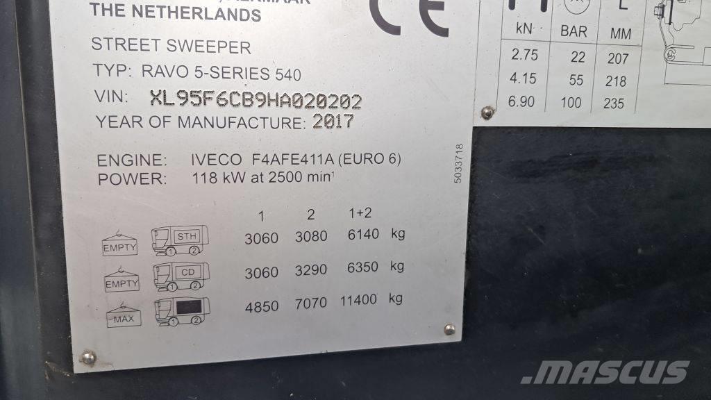 Ravo 540 CD Šlavimo technika