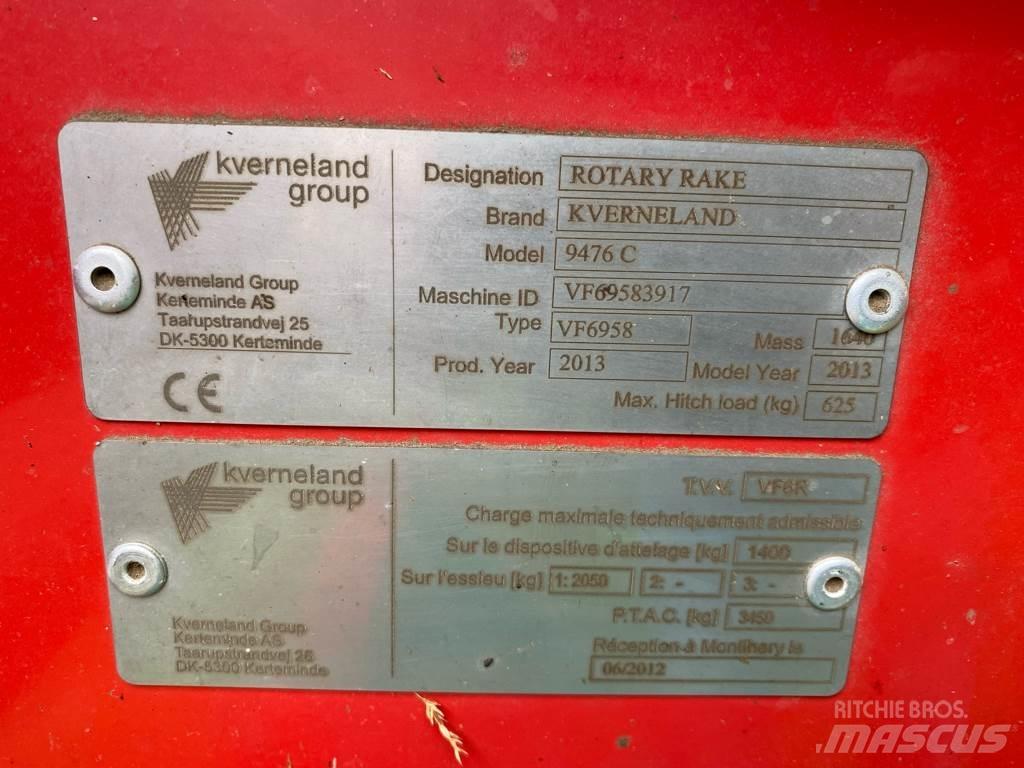 Kverneland 9476C Pradalges formuojantys padargai