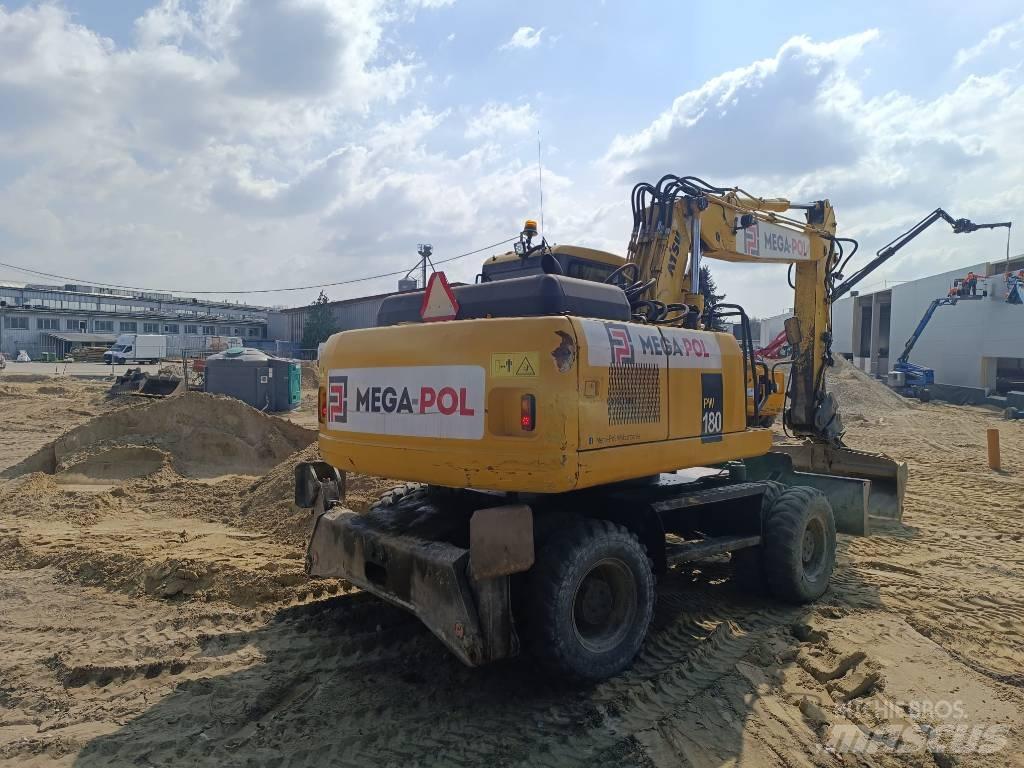 Komatsu PW180-7E0 Ratiniai ekskavatoriai