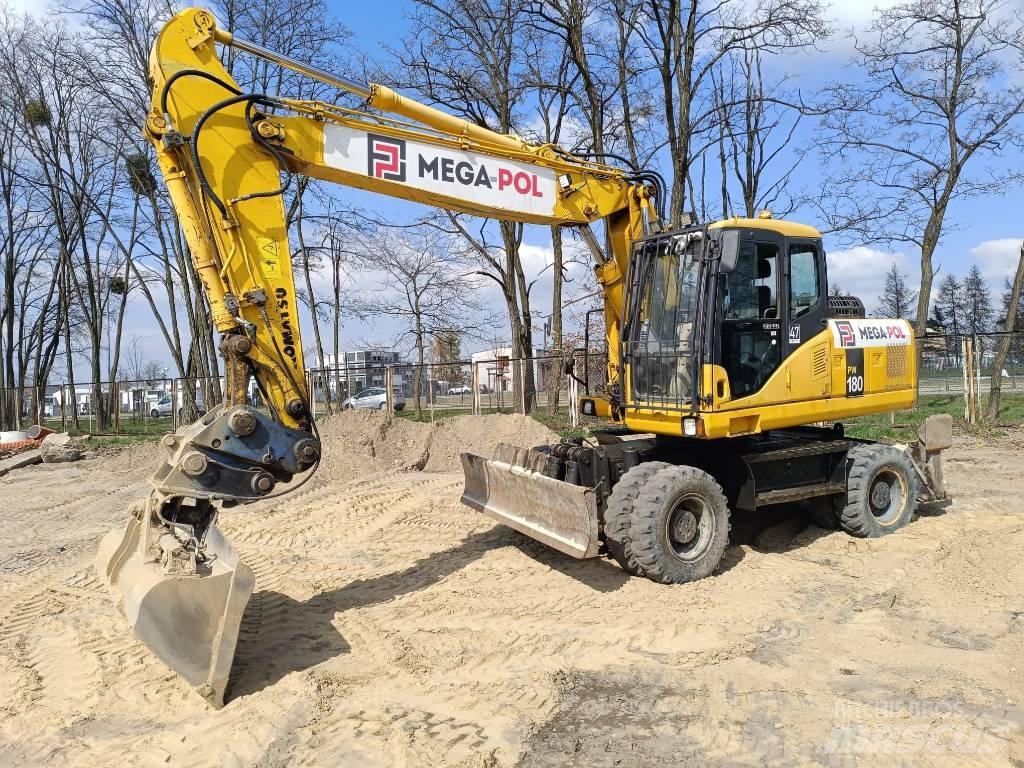 Komatsu PW180-7E0 Ratiniai ekskavatoriai