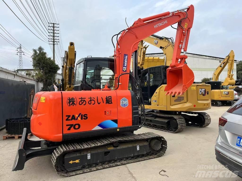 Hitachi ZX 70 Mini ekskavatoriai < 7 t