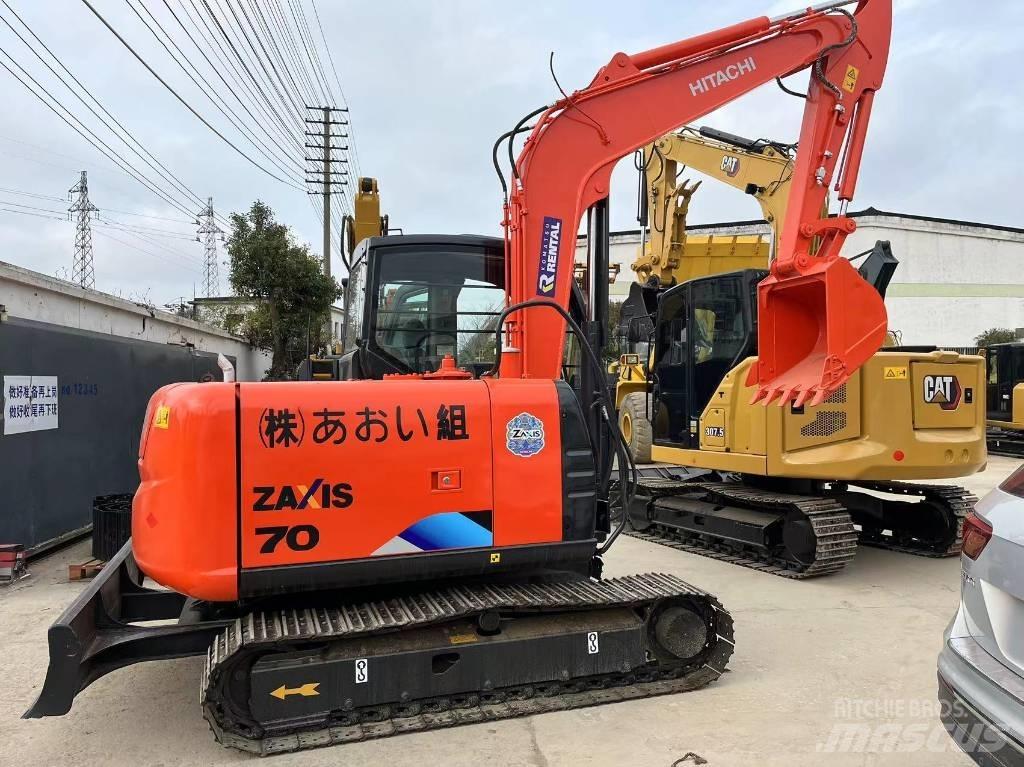 Hitachi ZX 70 Mini ekskavatoriai < 7 t