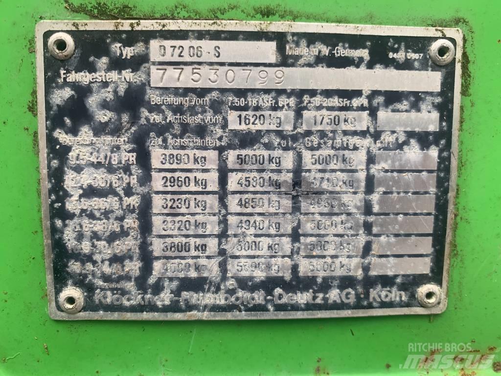 Deutz-Fahr D7207C Traktoriai
