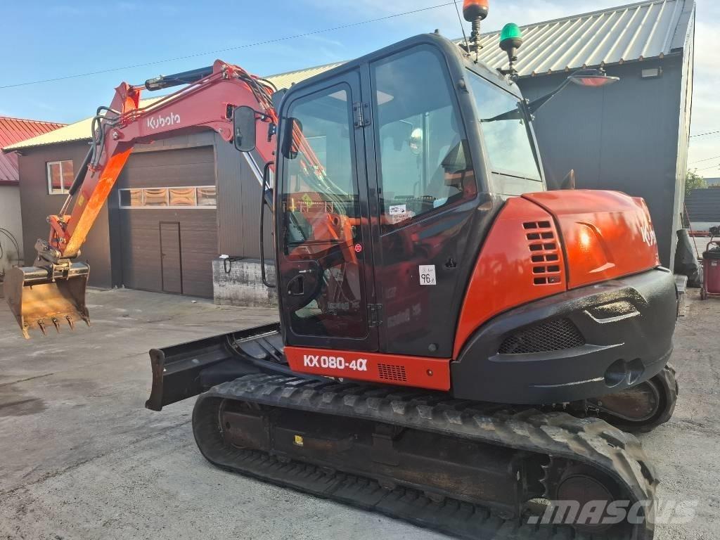 Kubota Kx 0-80-4 Vidutinės galios ekskavatoriai 7-12 t