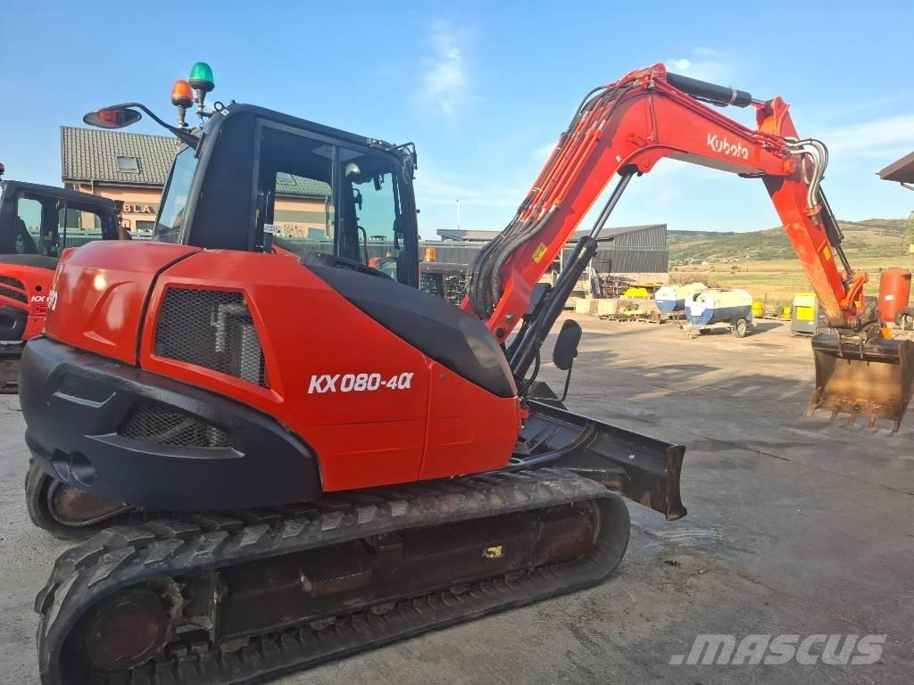 Kubota Kx 0-80-4 Vidutinės galios ekskavatoriai 7-12 t