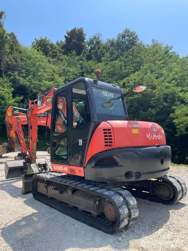 Kubota KX 080-4 Vidutinės galios ekskavatoriai 7-12 t
