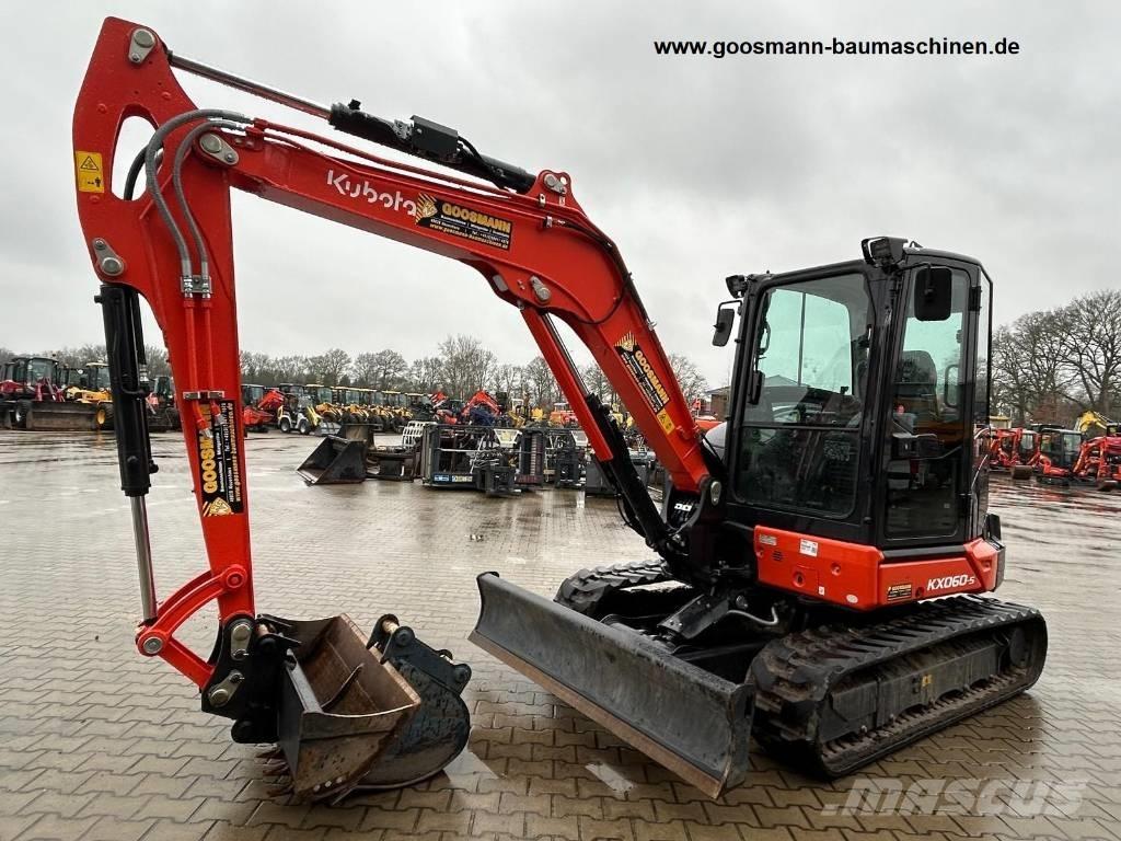 Kubota KX 060-5 Vidutinės galios ekskavatoriai 7-12 t