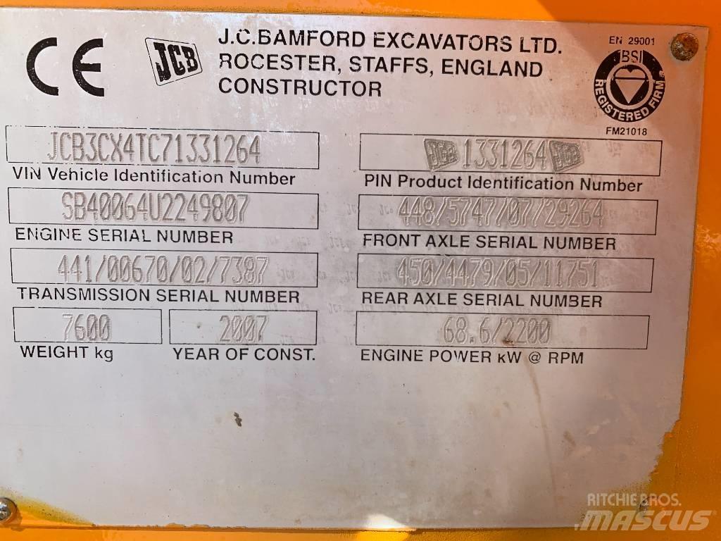 JCB 3 CX Ratiniai ekskavatoriai