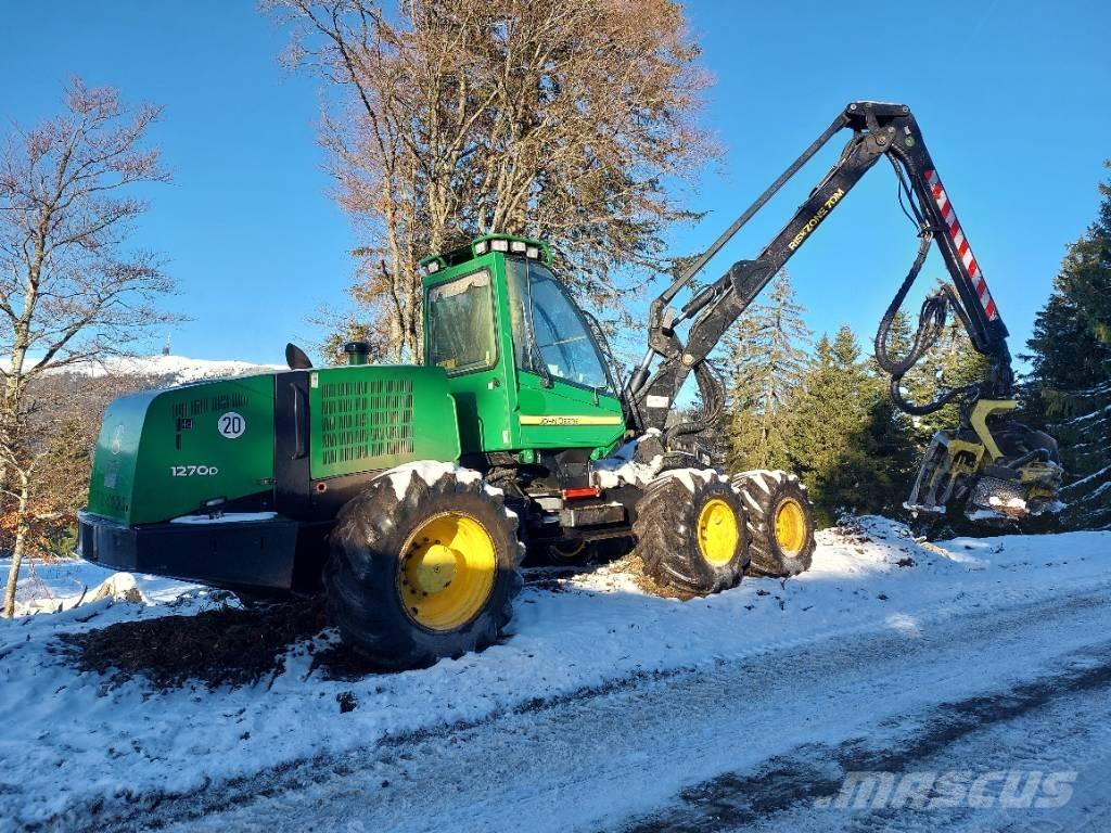 John Deere 1270 D Miško technika (Harvesteriai)