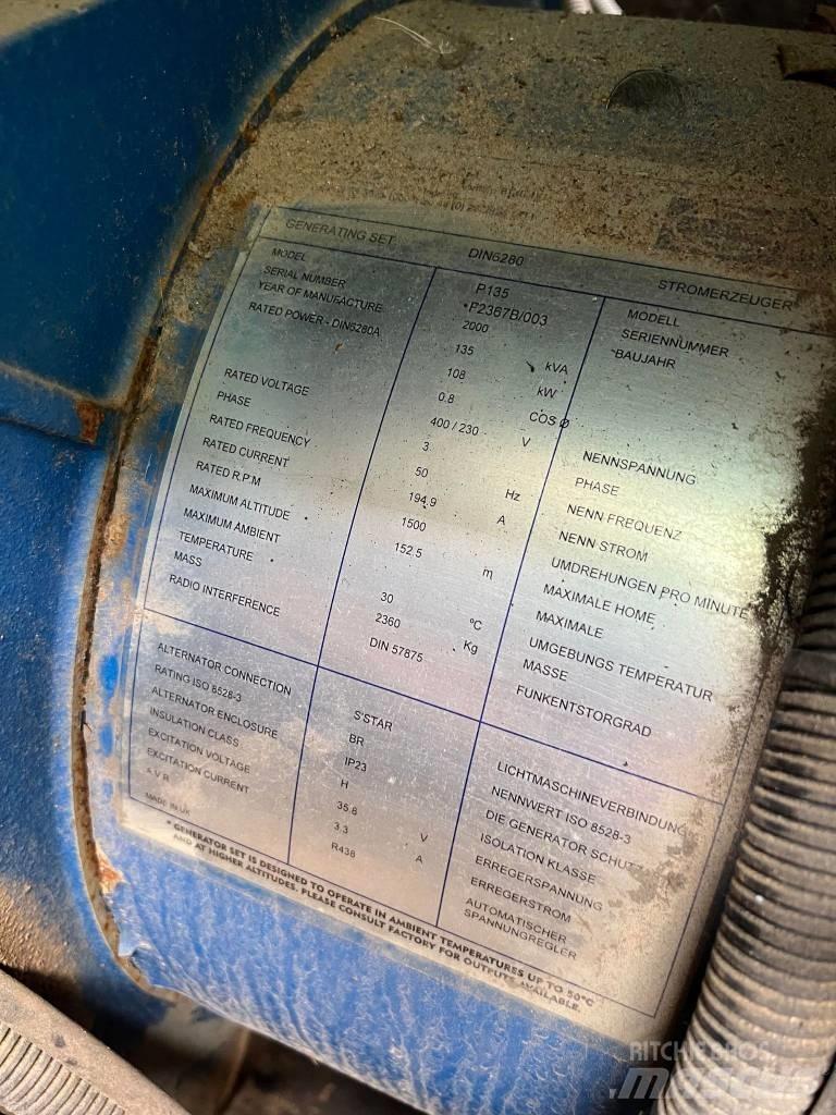 FG Wilson P 135 Dyzeliniai generatoriai