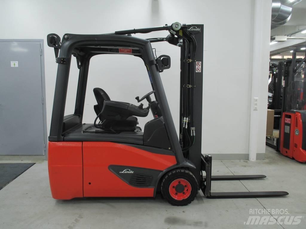 Linde E 16 Elektriniai šakiniai krautuvai