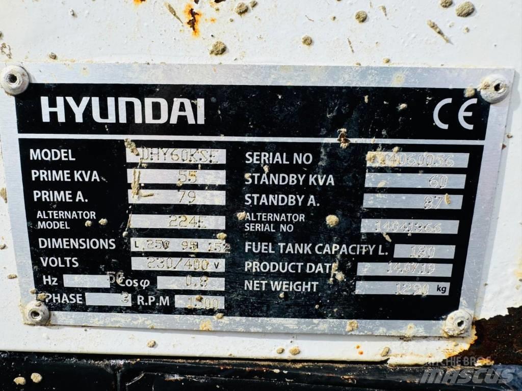 Hyundai DHY60KSE Dyzeliniai generatoriai