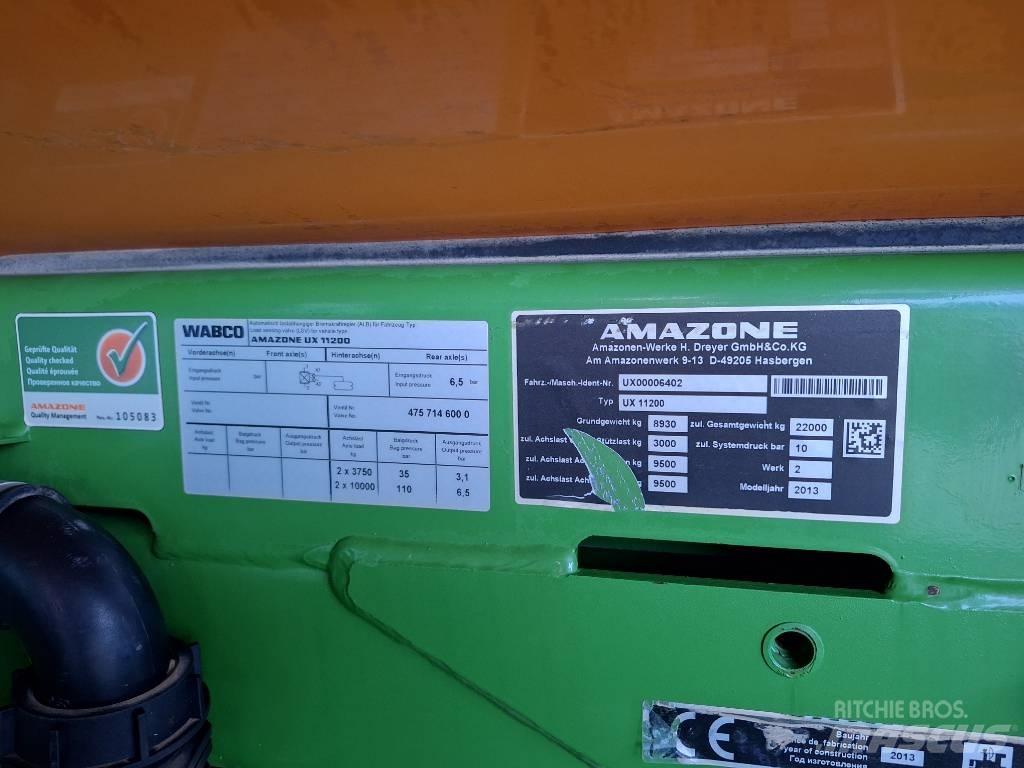 Amazone UX 11200 Prikabinami purkštuvai