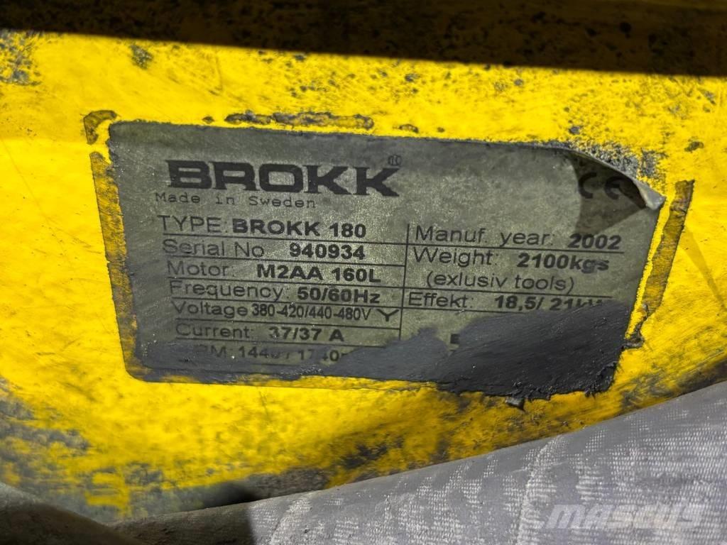 Brokk 180 Griovimo ekskavatoriai