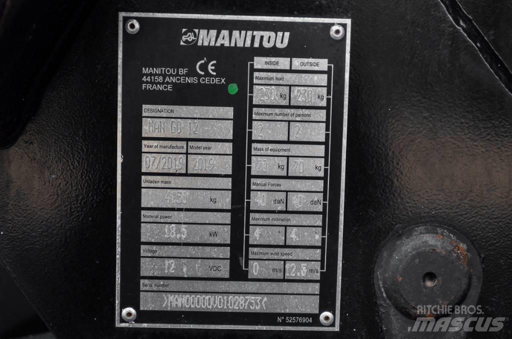 Manitou ManGo 12 Alkūniniai keltuvai