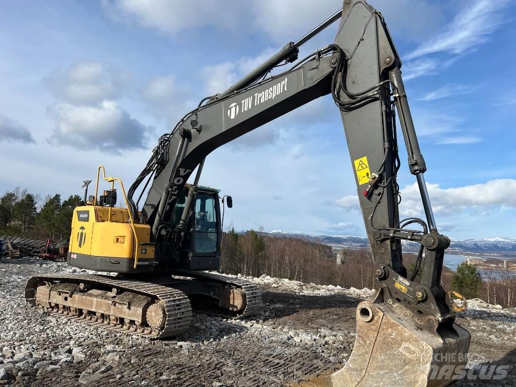 Volvo ECR235DL Vikšriniai ekskavatoriai