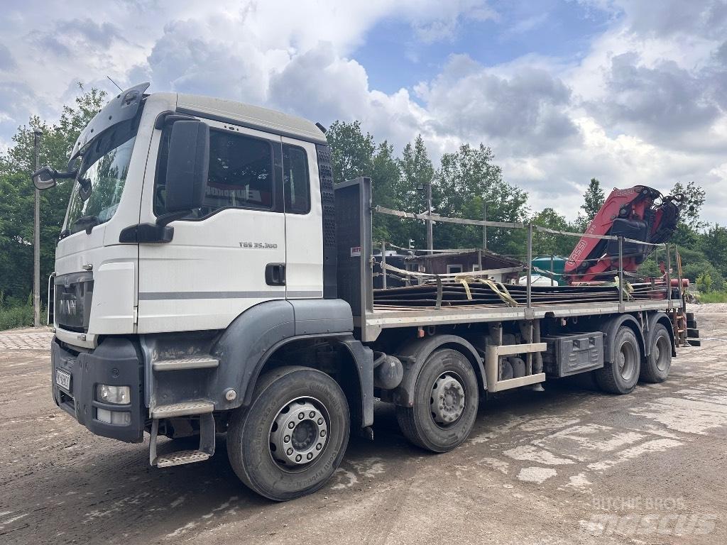 MAN TGS 35.360 8x4 Automobiliniai kranai
