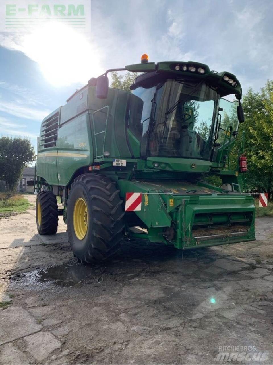 John Deere t660 Derliaus nuėmimo kombainai