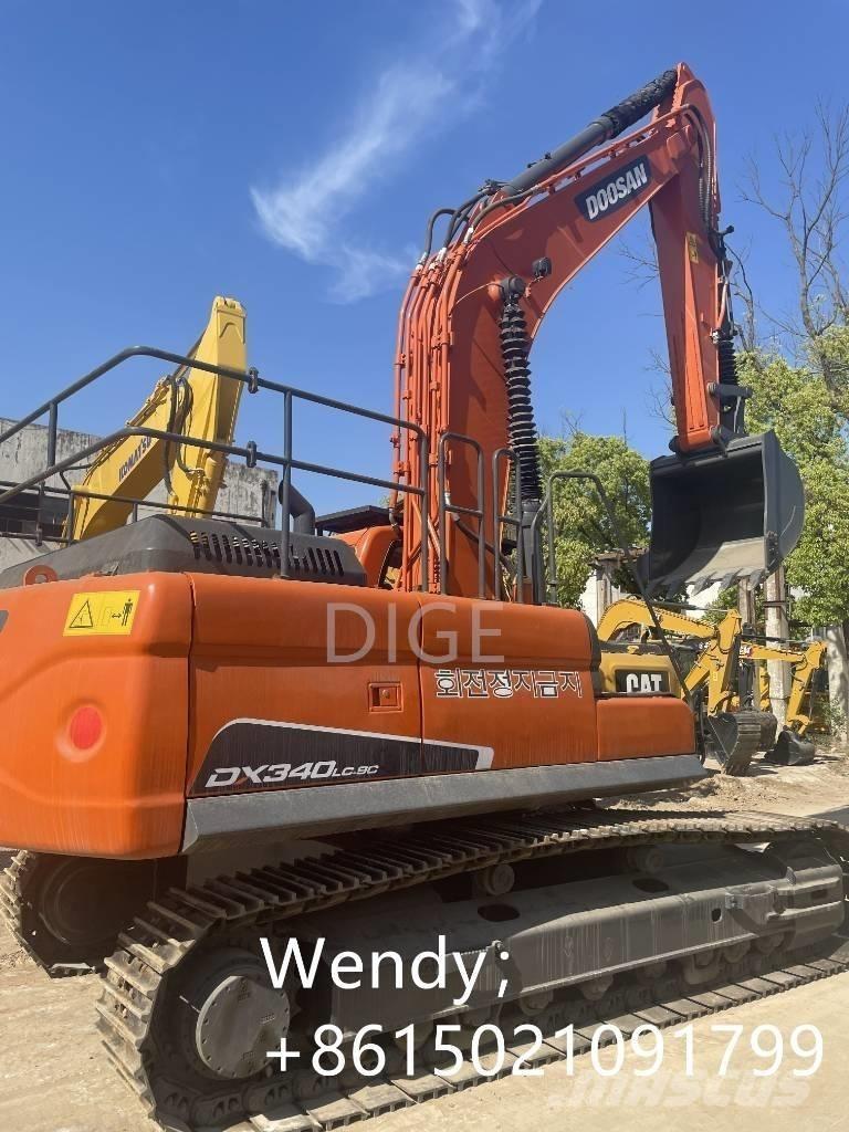 Doosan DX 340 Vidutinės galios ekskavatoriai 7-12 t