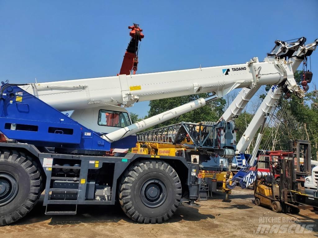 Tadano gr 750xl-3 Neapdoroto reljefo kranai