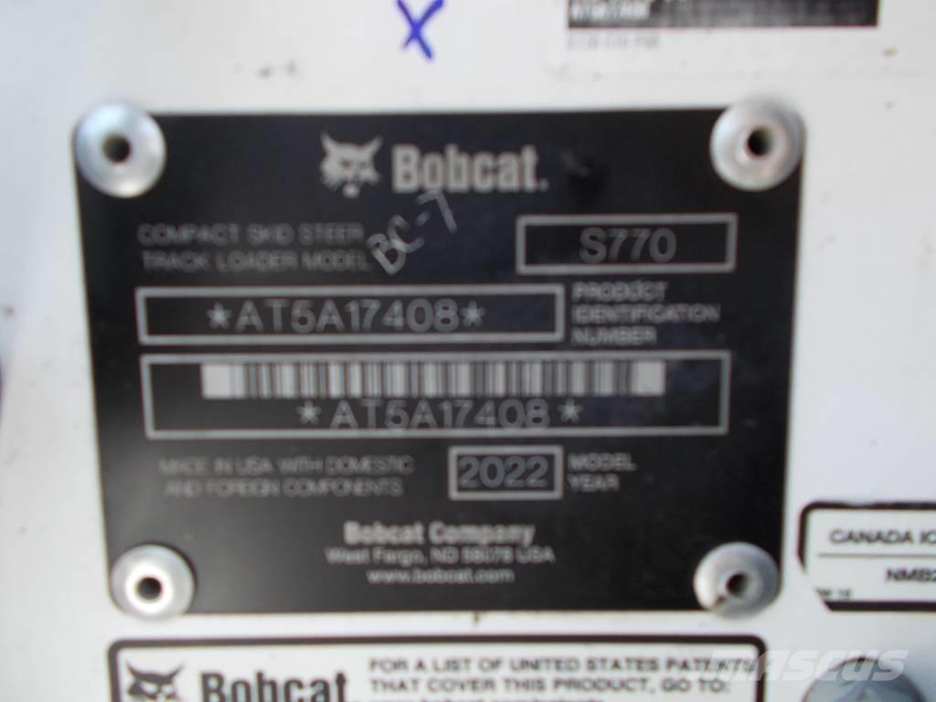 Bobcat S770 Krautuvai su šoniniu pasukimu