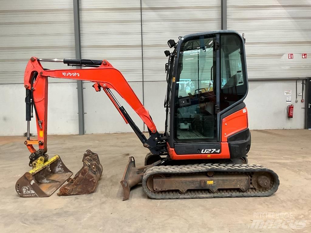 Kubota U 27-4 Mini ekskavatoriai < 7 t