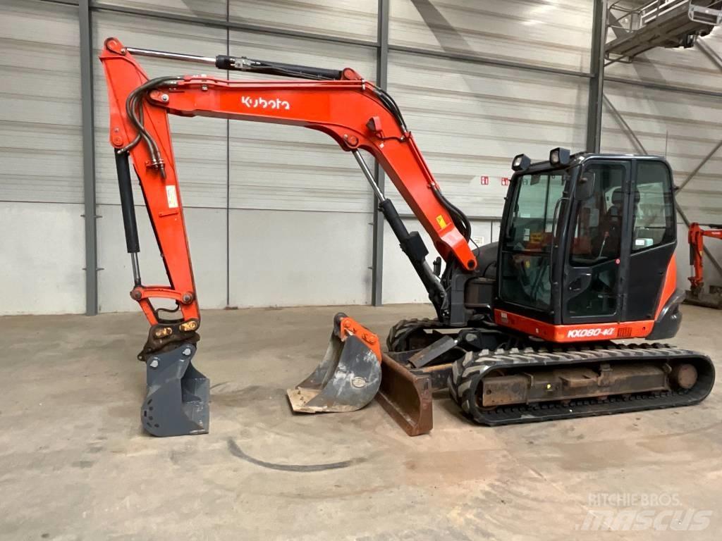 Kubota KX 080-4 A Vidutinės galios ekskavatoriai 7-12 t