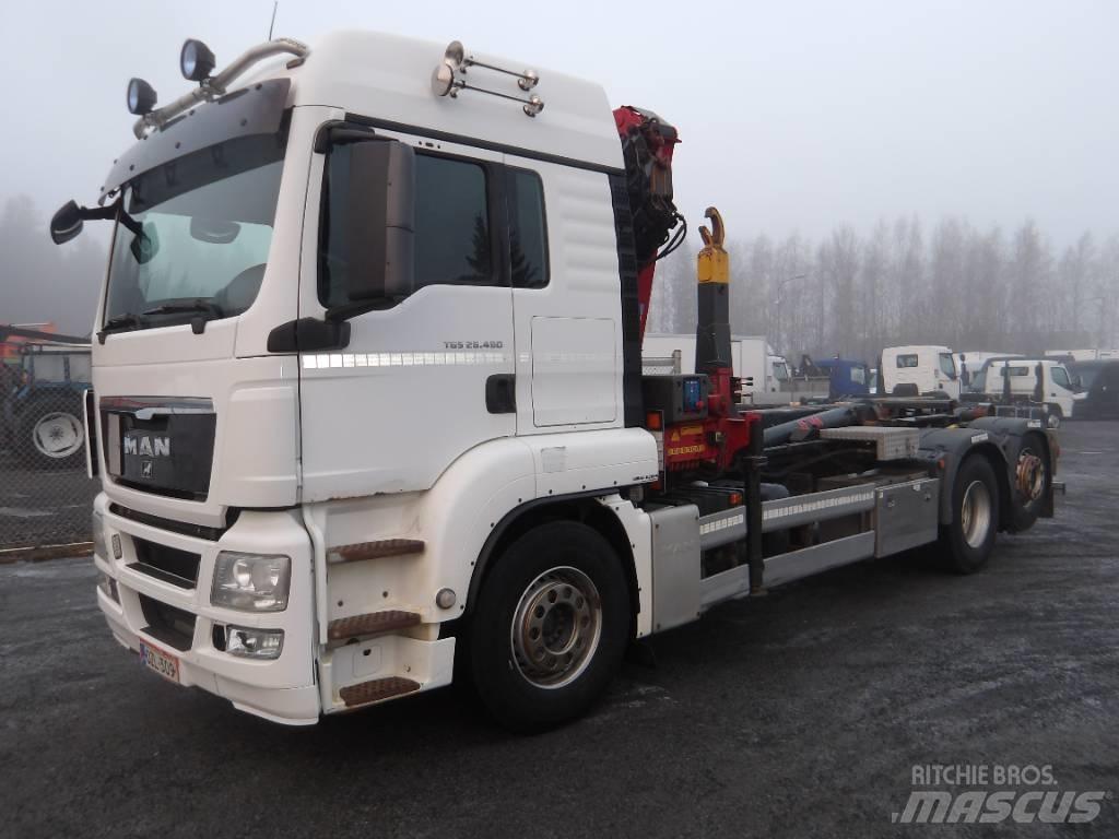 MAN TGS 26.480 6x2 Sunkvežimiai su keliamuoju kabliu