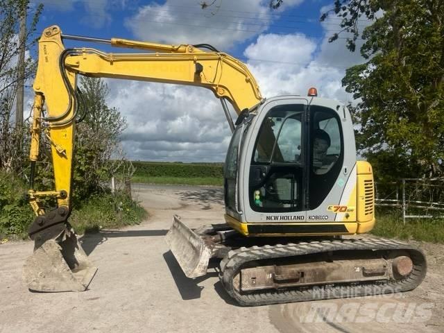New Holland E 70 SR Vidutinės galios ekskavatoriai 7-12 t