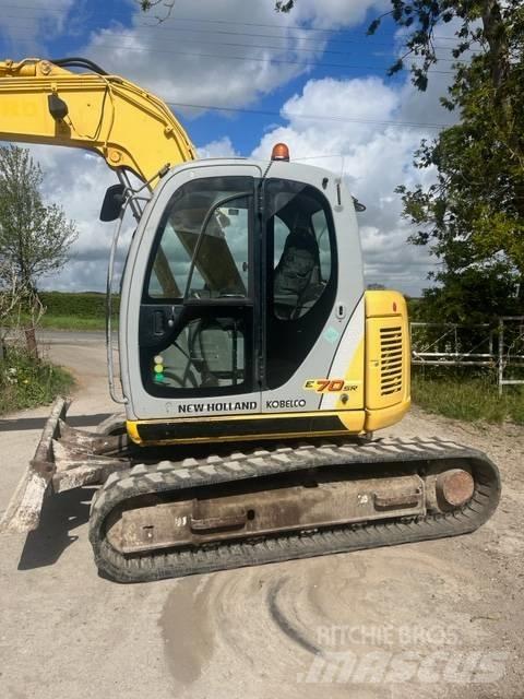 New Holland E 70 SR Vidutinės galios ekskavatoriai 7-12 t