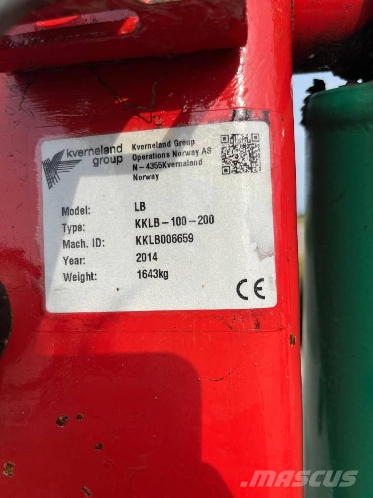 Kverneland LB100-200 Apverčiamieji plūgai
