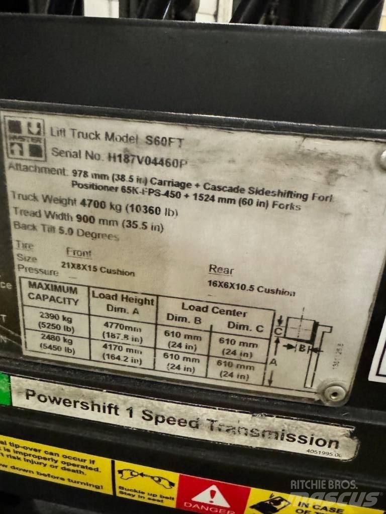 Hyster S 60 FT Šakiniai krautuvai - Kita