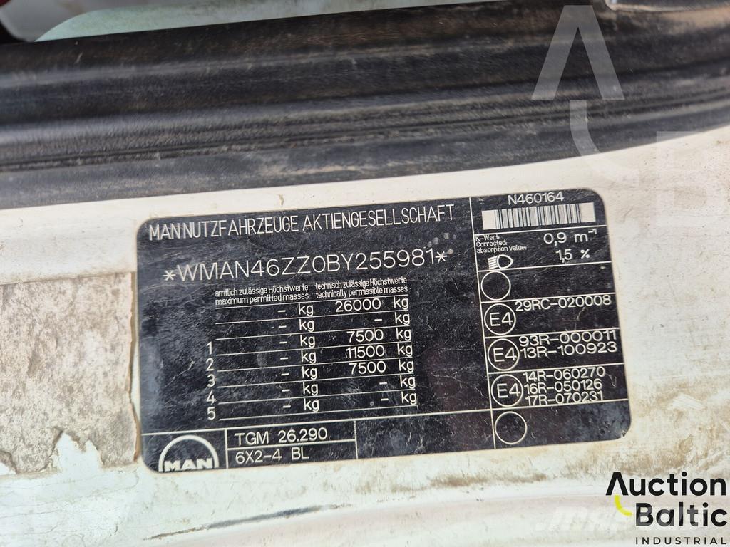 MAN TGM26.290 Šiukšliavežės