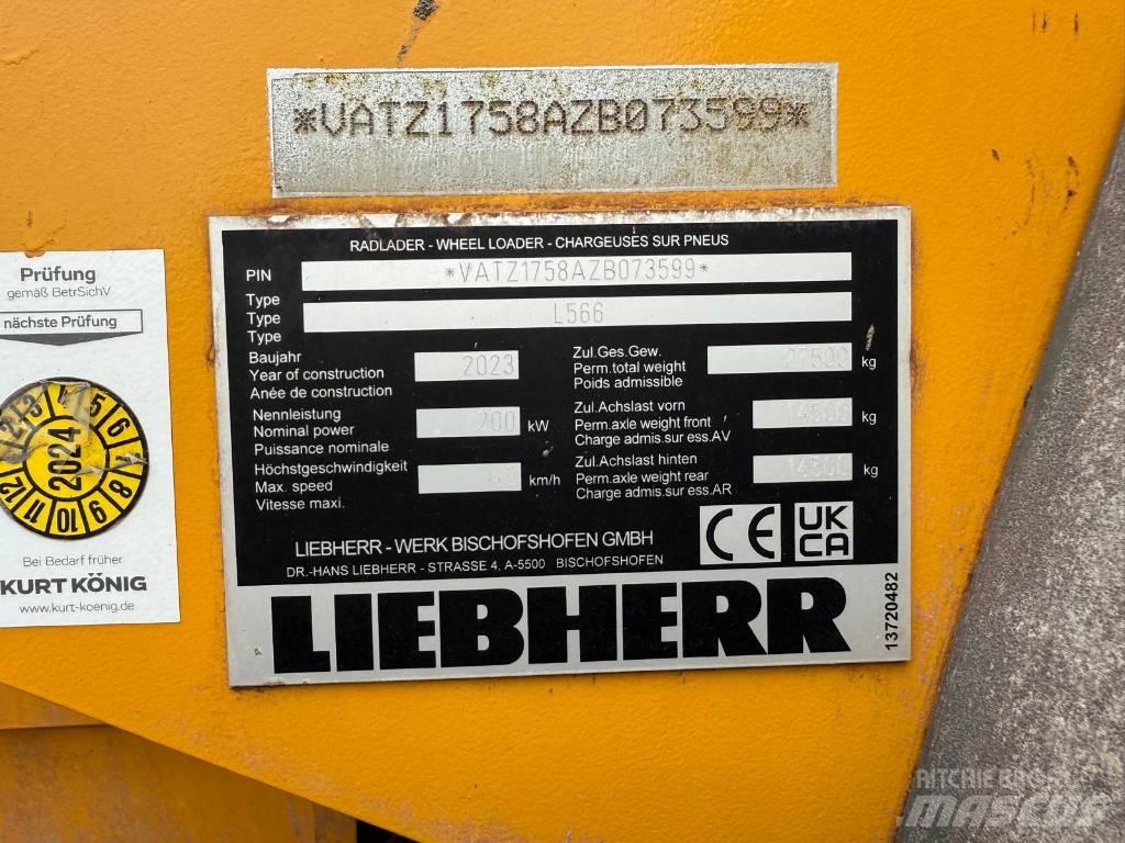 Liebherr L 566 Naudoti ratiniai krautuvai