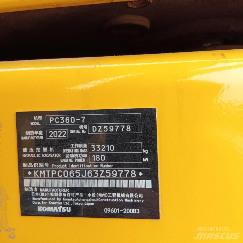 Komatsu PC 360-7 Vikšriniai ekskavatoriai