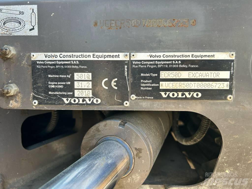 Volvo ECR 50 D Mini ekskavatoriai < 7 t
