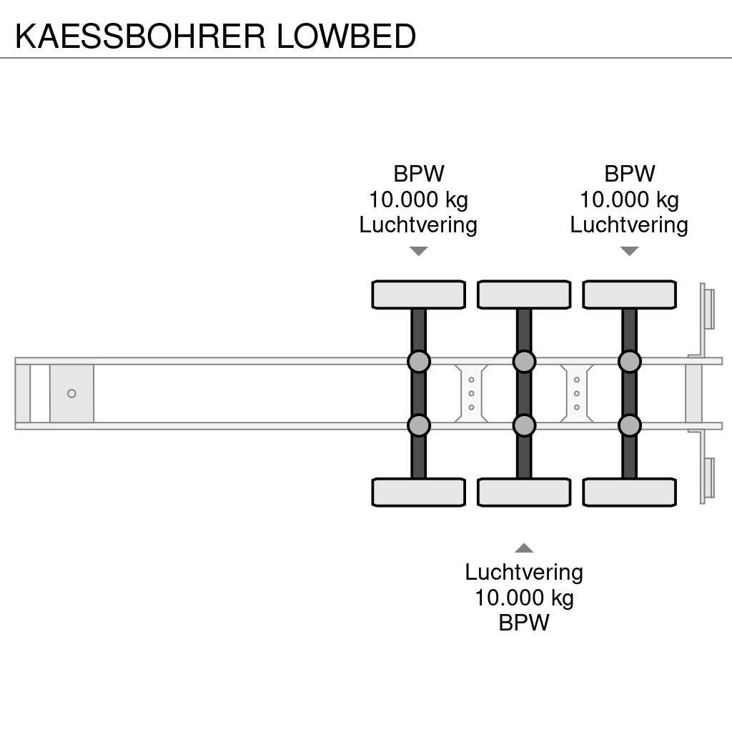Kässbohrer LOWBED Žemo iškrovimo puspriekabės