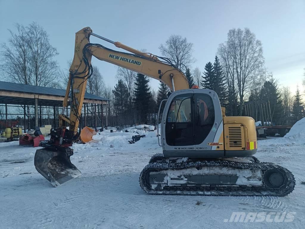 New Holland 135 SR Vikšriniai ekskavatoriai