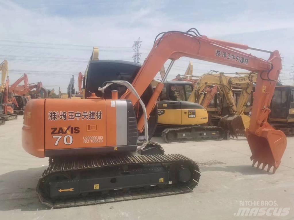 Hitachi ZX 70 Mini ekskavatoriai < 7 t