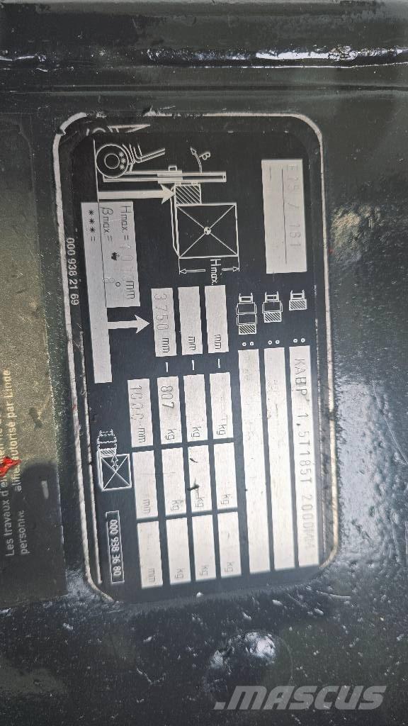 Linde E 16 C Elektriniai šakiniai krautuvai