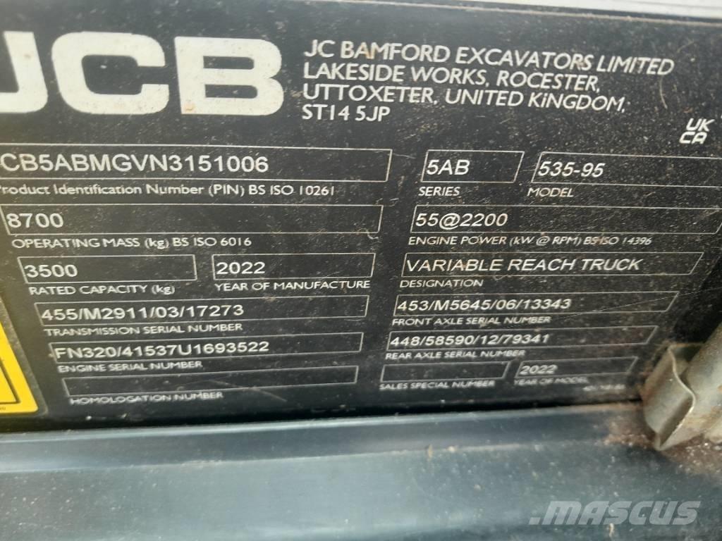 JCB 535-95 Teleskopiniai krautuvai