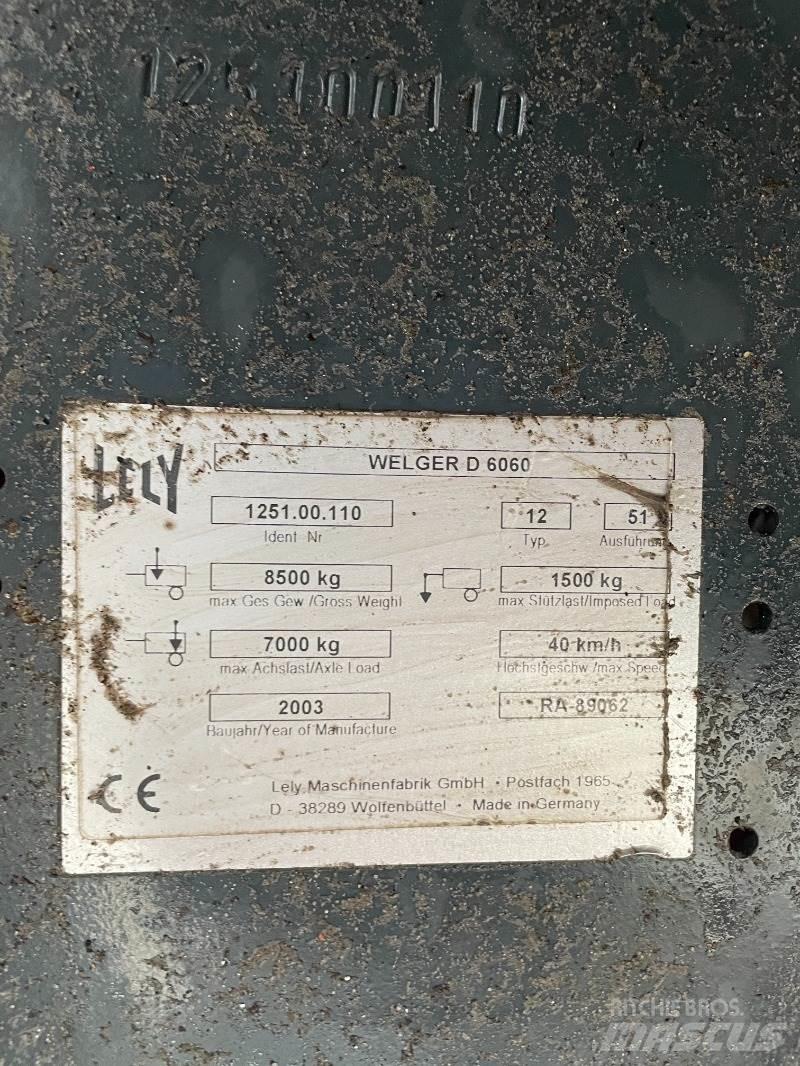 Welger D6060 Stačiakampių ryšulių presai