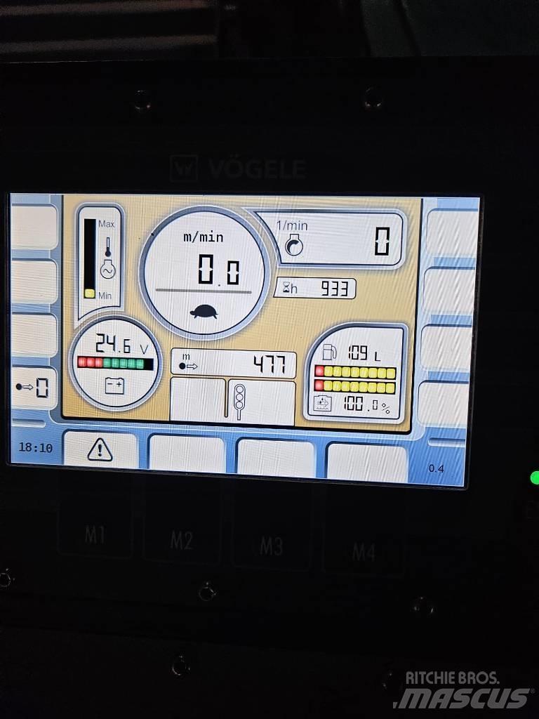 Vögele SUPER 1300-3i Asfalto klotuvai