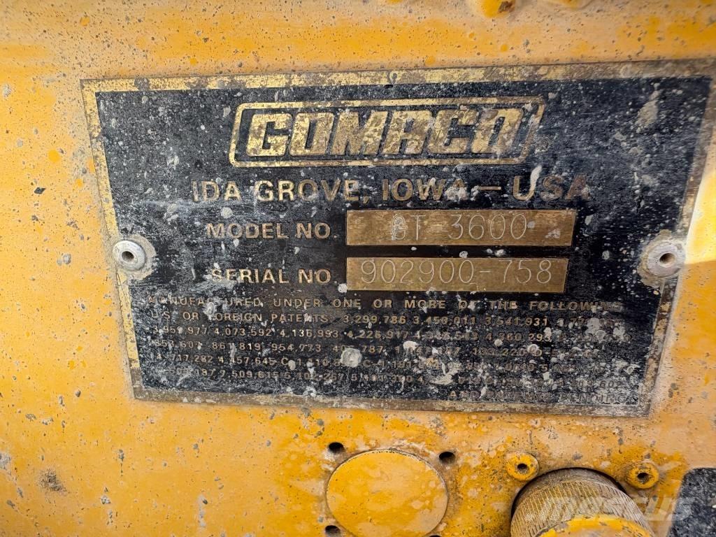 Gomaco GT 3600 Betono klojimo technika