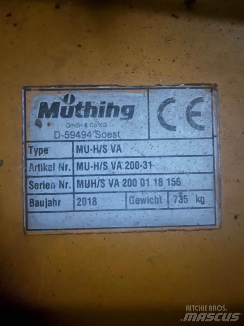 Müthing MU- H/S V A Kiti pašarų derliaus nuėmimo įrengimai